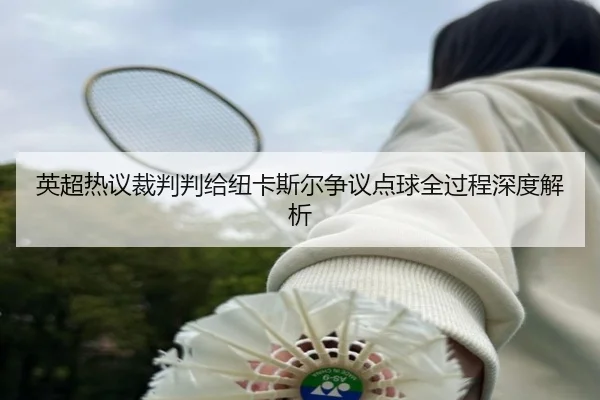 英超热议裁判判给纽卡斯尔争议点球全过程深度解析